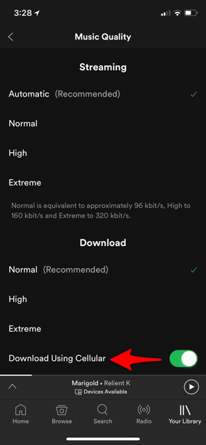 How much data does spotify use to download a playlist spotify